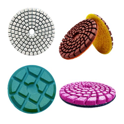 Wet Use Resin Bond Diamond Grinding and Polishing Pad (4inch 100mm)